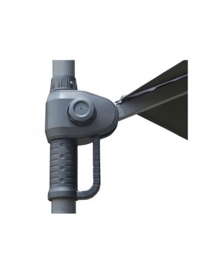 Parasol excentré diamètre 3 mètres Taupe Pushup PROLOISIRS