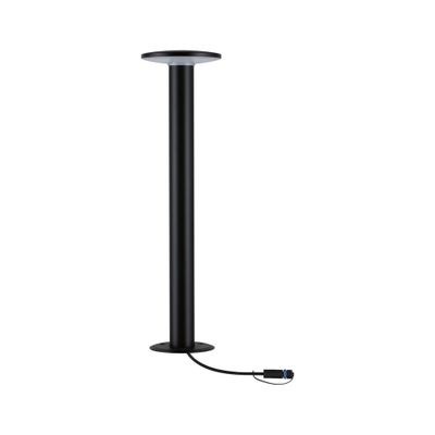 Borne extérieur LED 50cm Plug & Shine noir IP44 380 lumens blanc chaud - PAULMANN