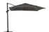 Parasol gris déporté 3x3m Roma avec pied et housse PROLOISIRS