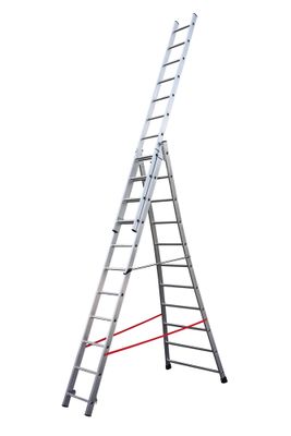 Echelle transformable base évasée 3 plans 6,50 / 7,30 m Premium HAILO