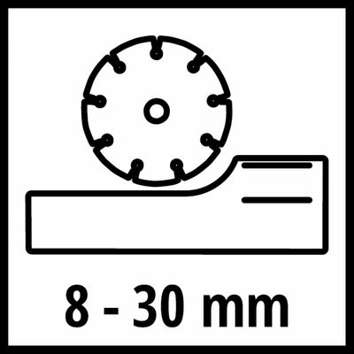 Rainureuse 1320 W diamètre 125 mm TH-MA1300 EINHELL