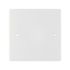 Couvercle carré à visser 108x108mm pour boite diamètre 85mm sans vis - DEBFLEX