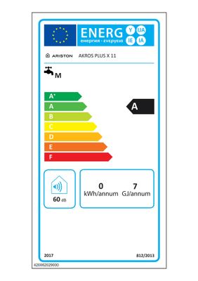 Chauffe-eau thermostatique Akros Plus X gaz naturel 11L - ARISTON