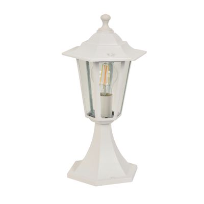 Borne extérieur E27 36cm Valence blanc IP44 60W - COREP