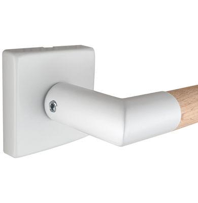 Poignées sur rosace Pretty blanc sans trou ALPERTEC