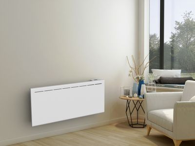 Radiateur à inertie sèche ATLAS 2000W blanc horizontal - BESTHERM