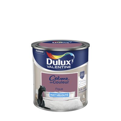 Peinture Crème de Couleur Figue mat 0,5 L - DULUX VALENTINE