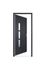 Porte d'entrée Manhattan pvc gris poussant gauche 215 X 90 cm CLOSY