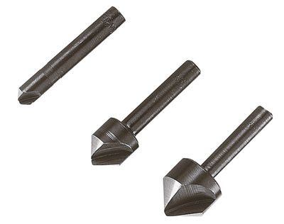 Fraises à encastrer pour tête de vis diamètres 6/12 ou 16 mm par 3 WOLFCRAFT