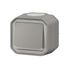 Interrupteur poussoir saillie gris Plexo IP55 LEGRAND