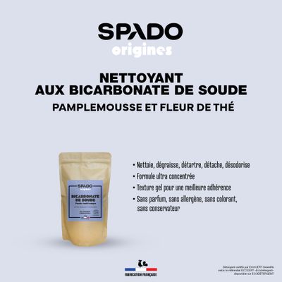 Bicarbonate de soude poudre Ecocert 1kg SPADO ORIGINES