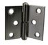 Paumelles de meuble acier nickelé 50 x 40 mm pour porte droite par 2 CIME