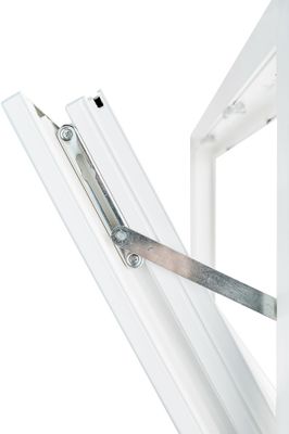 Fenêtre abattant PVC blanc H.45 x l. 80 cm CLOSY