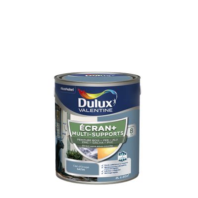 Peinture Ecran+ Multi-supports Satin Ciel d'Orage 2 L DULUX VALENTINE