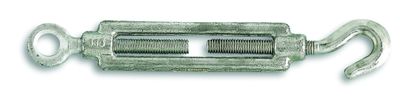 Tendeur à cage oeil et crochet acier zingué pour câble diamètre 6 mm éco CHAPUIS