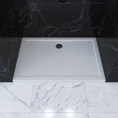 Receveur de douche 80x100 cm acrylique blanc Pure 2 - AURLANE