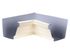 Angle intérieur aluminium sable dév.33 mm pour gouttière EDILIANS