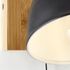 Applique murale métal/bambou CELIA E14 40W - BRILLIANT