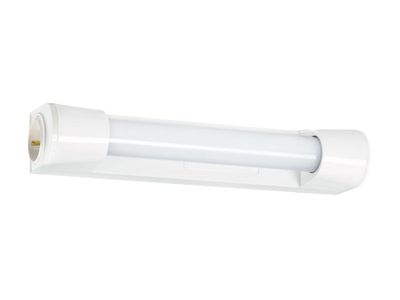Réglette NORMARIC B55 avec tube S19 LED + prise + interrupteur 7,2W 700 lumens IP21 4000K - ARIC