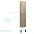 Colonne de salle de bains Timber L30 x H150 x P25 cm MDF chêne - AURLANE