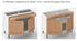 Porte et façade tiroir pour meuble bas de cuisine Lounge chêne verni 70 x 60 cm OFITRES