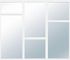 Verrière Concorde Profil Blanc Vitrage Verre Clair L. 1230 mm x H. 1125mm YKARIO