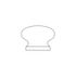 Bouton de meuble rond bois pin brut diamètre 35 mm REI