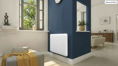 Radiateur à inertie sèche connecté AMAROC 2 1500W blanc horizontal - NOIROT