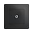 Prise TV type F noir Caly - DEBFLEX
