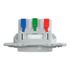 Prises 2 pôles + terre Ovalis affleurante blanc par 10 - SCHNEIDER ELECTRIC
