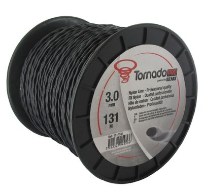 Fil pour débroussailleuse TORNADO  L131m Ø3 mm OZAKI