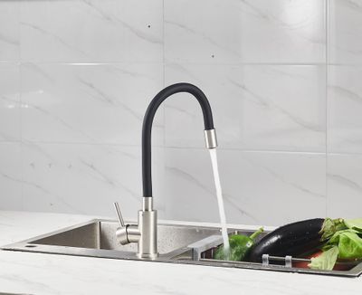 Robinet de cuisine mémoire de forme inox Ilo - EDOUARD ROUSSEAU