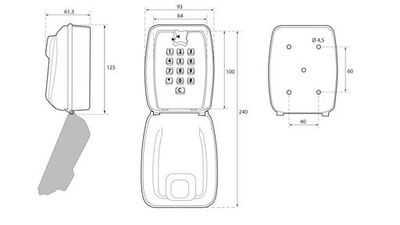 Boîte à clés à code THIRARD