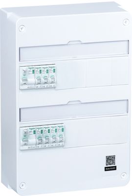 Tableau électrique pré-équipé 2 rangées embrochable pour T1 à T3 - Resi9 XE SCHNEIDER ELECTRIC