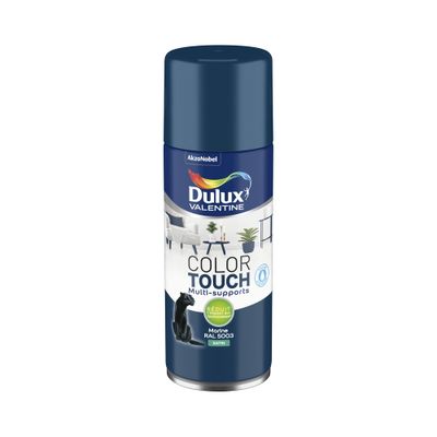 Bombe de peinture Color Touch marine RAL 5003 satin 400 mL - DULUX VALENTINE