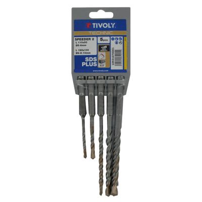 Forêts béton SDS Plus Speeder 2 par 5 - TIVOLY