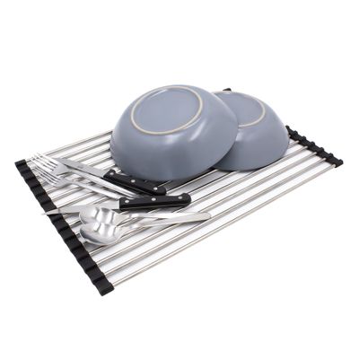 Egouttoir enroulable en métal 47 x 30 cm BOX & BEYOND