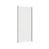 Paroi de douche latérale fixe 90x200 cm profilé chrome verre transparent 8 mm Signature - OCEA