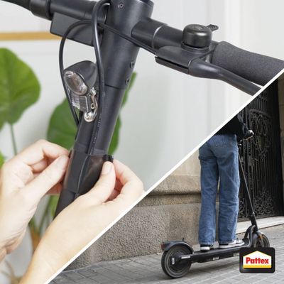 Adhésif Power tape noir 10m x 50mm PATTEX