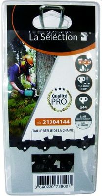 Chaîne tronçonneuse 44 maillons pas 3/8 TECHNI-POWER