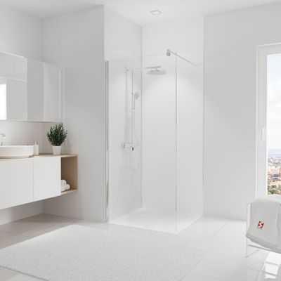 Panneau mural de douche 90x255 cm blanc DécoDesign Couleur - SCHULTE