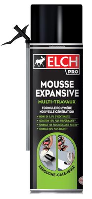 Mousse expansive PU 500 ml ELCH PRO