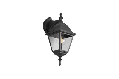 Applique extérieur descendante E27 Livenza noir IP44 60W - TRIO