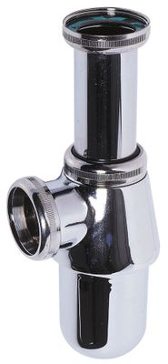 Siphon lavabo chromé