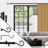 Kit de tringle à rideaux en métal 1.80 m diam 20 mm Finition Noir - MOBOIS
