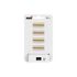 Bouton de meuble ovale zamak noir mat 40 x 19 x 24 mm par 4 REI