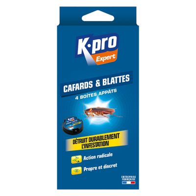 Boites appâts cafards et blattes par 4 - K-PRO