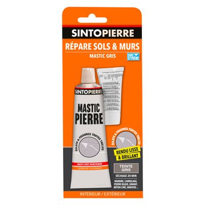 Mastic Répare Pierre Sols & Murs Gris 100 gr SINTOPIERRE