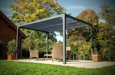 Pergola bioclimatique aluminium 3,6 x 3 m 10,80 m² FORESTA