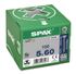 Vis tête fraisée T-star 5 x 60 mm par 100 SPAX